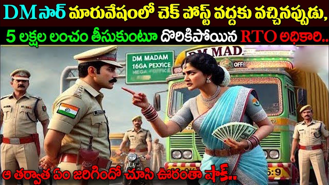 DM సార్ మారువేషంలో చెక్ పోస్ట్ వద్దకు వచ్చినప్పుడు, 5 లక్షల లంచం తీసుకుంటూ దొరికిపోయిన RTO అధికారి..