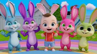 Easter Bunny Song 🐰 Hop Little Bunnies Song | Finger Family | Nursery Rhymes screenshot 4