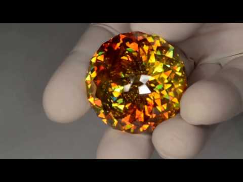 faceted gem sphalerite - 247.63 ct