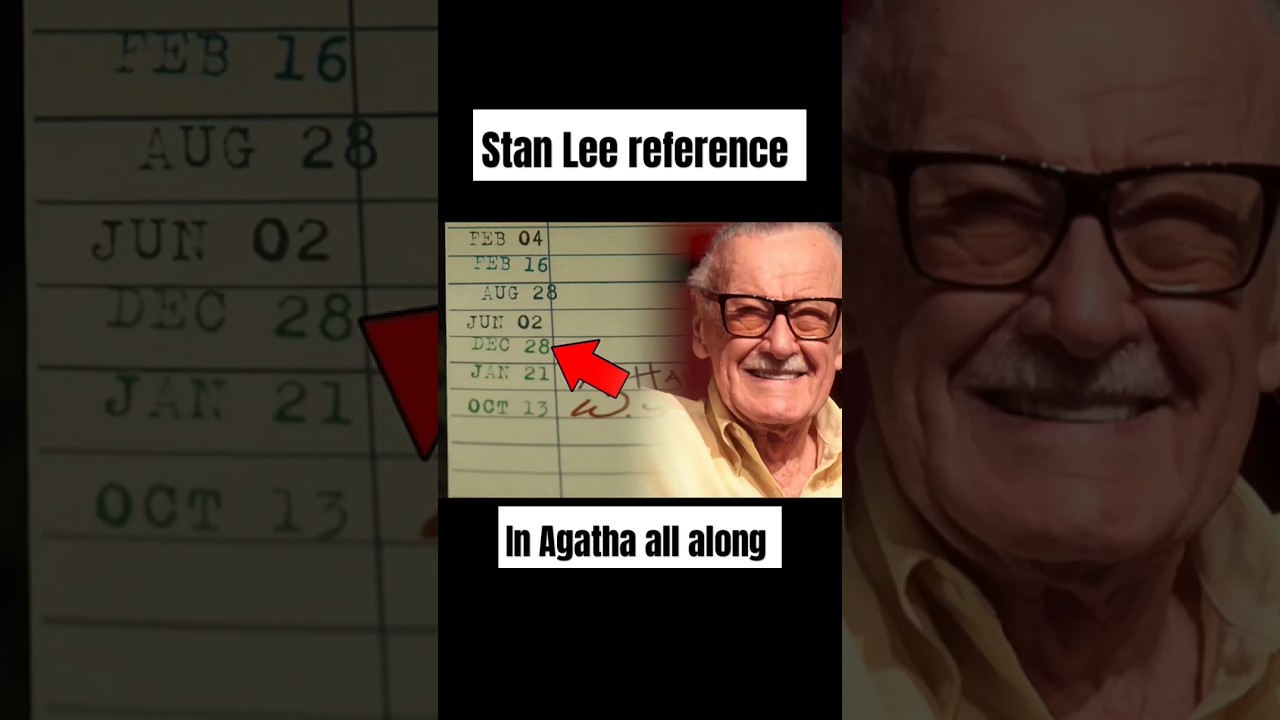 Watch Stanlee reference in Agatha all along #youtubeshorts #stanlee #kevinfiege #elizabeth #short on YouTube