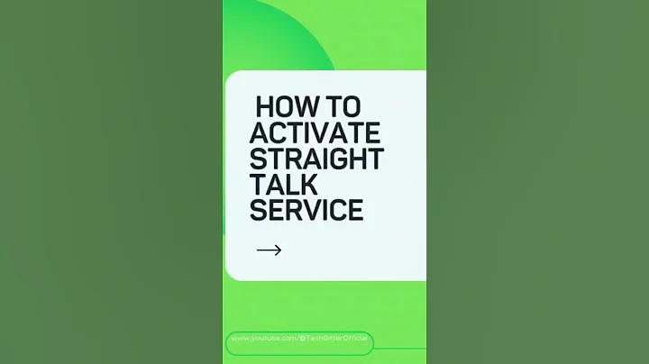 Activate Your Straight Talk Service in MINUTES!