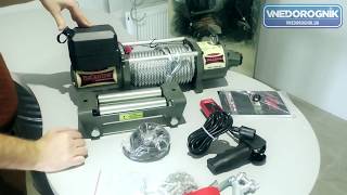 Лебедка Dragon Winch DWT 14000 HD на эвакуатор электрическая