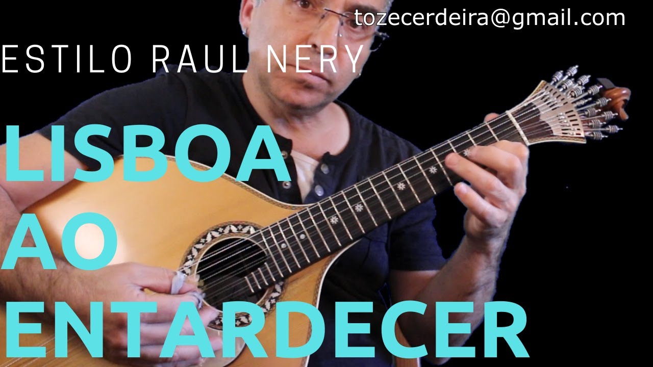 Lisboa ao entardecer estilo Raul Nery