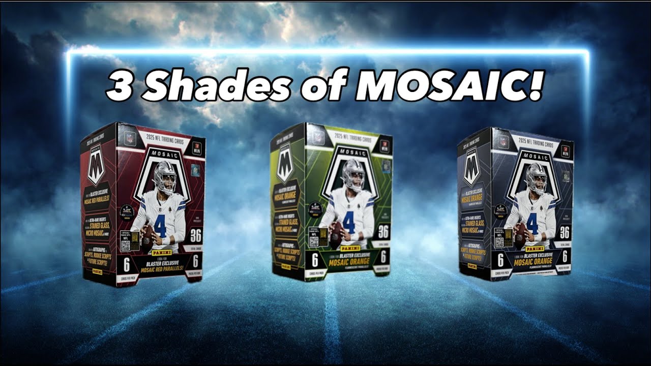 Полный обзор коробок для бластеров Mosaic Football Blaster 2025! Какие коробки лучше: розничные и...