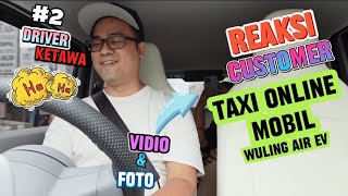 Reaksi Customer Pertama Kali Naik Taxi Online Mobil Listrik Wuling Air EV #2