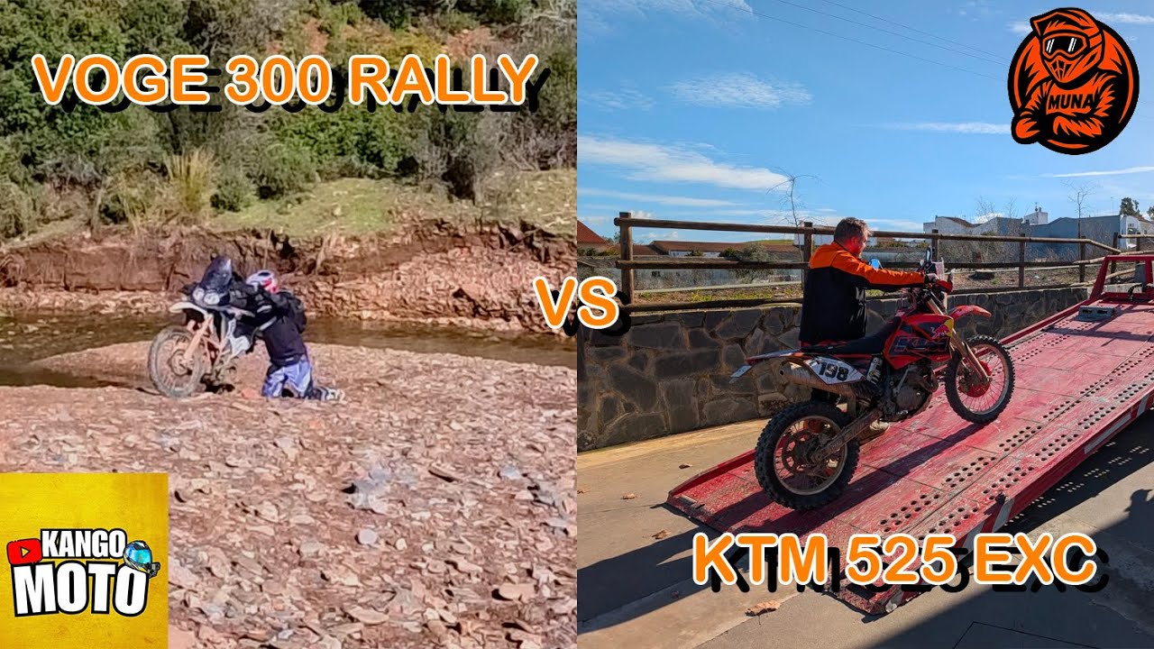 Voge 300 Rally vs KTM 525: Acabamos sin embrague (Bautismo OffRoad)