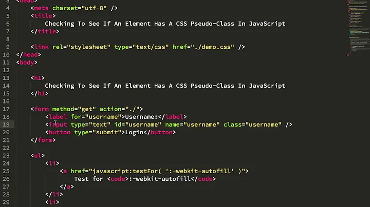 Checking To See If An Element Has A CSS Pseudo-Class In JavaScript