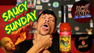 The HOTTEST sauce I've had.... yet!! The Constrictor! #hotones #carolinareapers #staysaucy