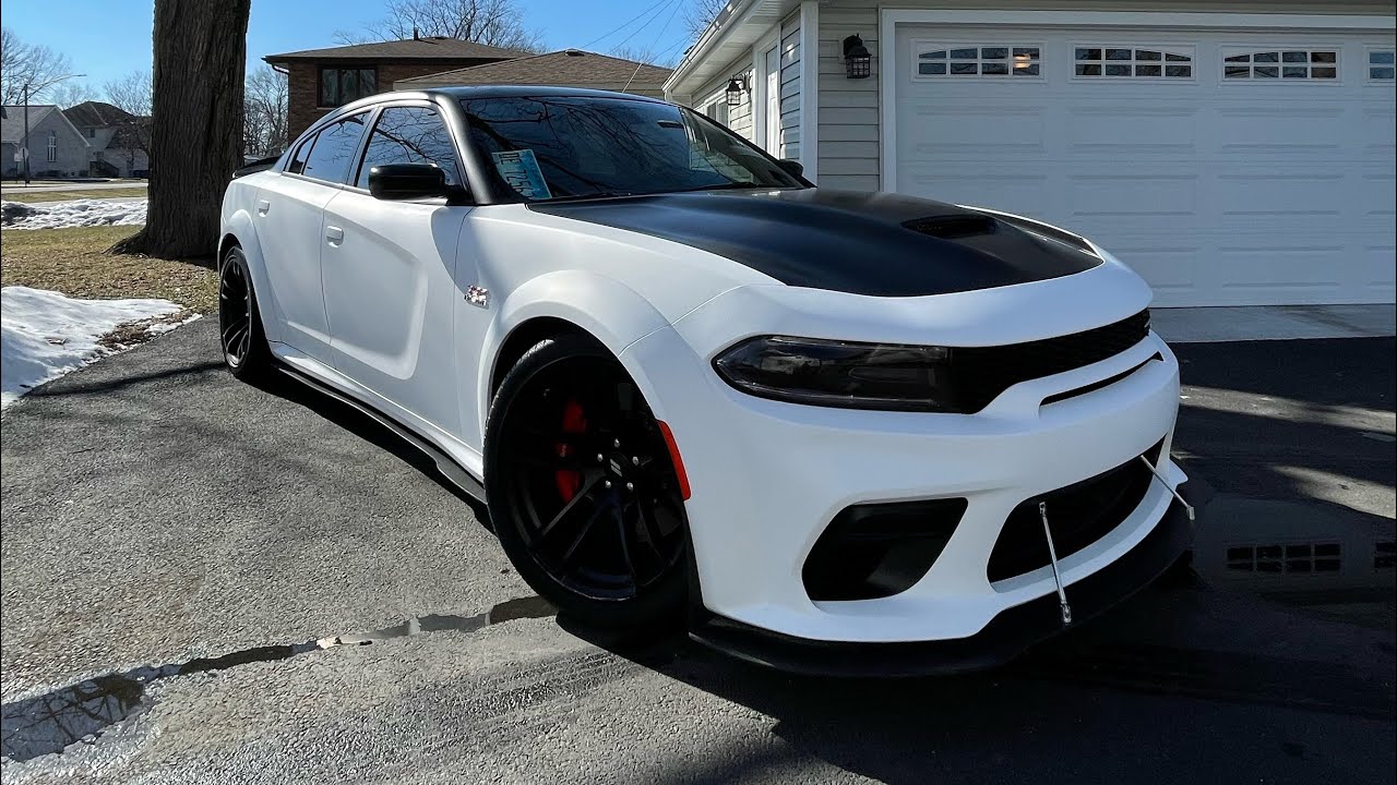 SICK WIDEBODY SCAT PACK GETS WRAPPED MATTE WHITE 🥶🥶🥶