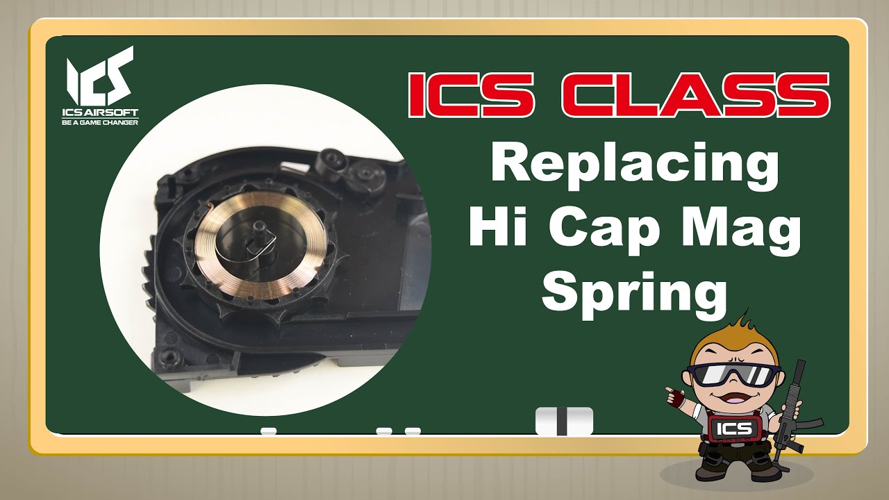 ICS Class Replace Mag Spring ICS AIRSOFT YouTube