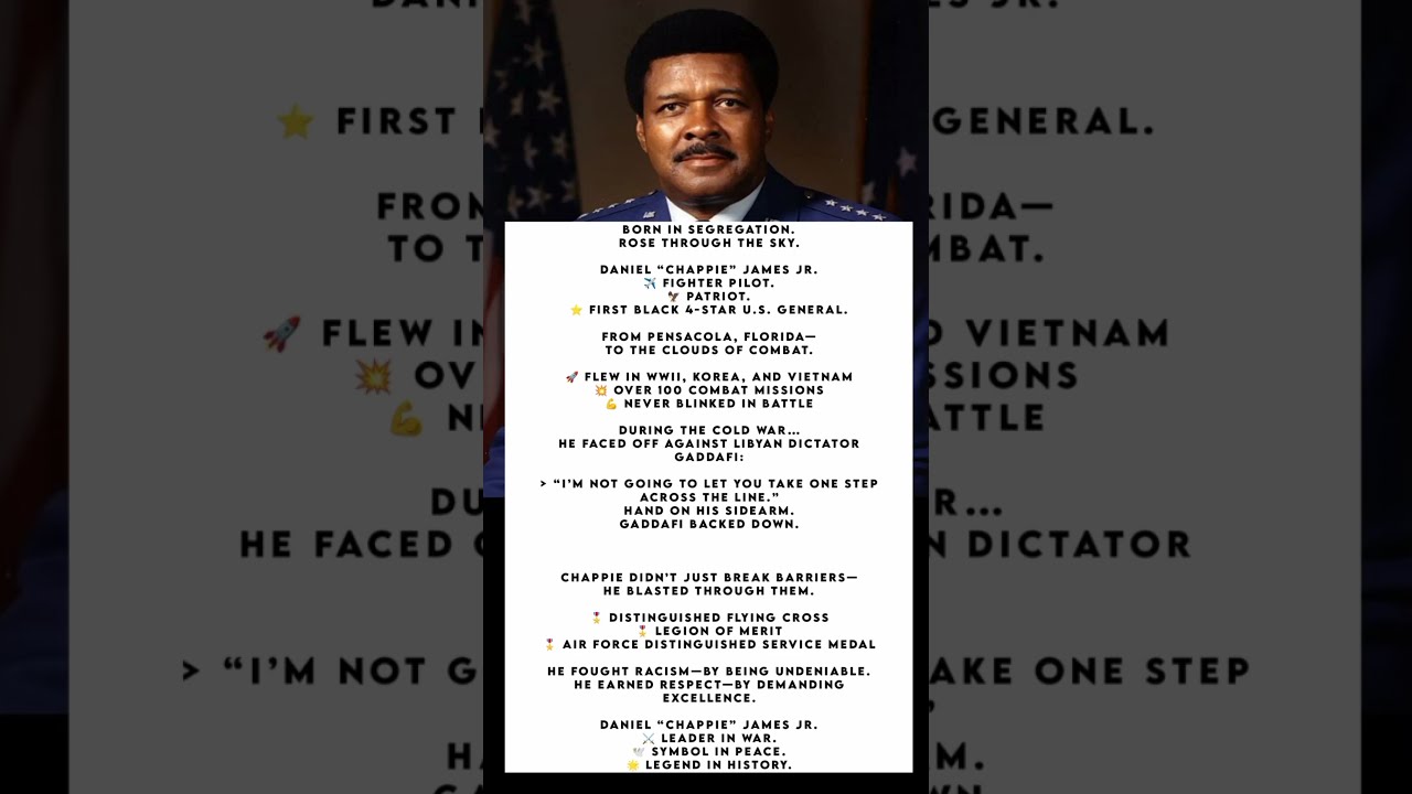 Chappie James First Black 4 Star General