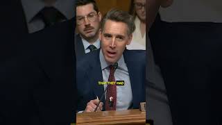 Sen. Hawley CONDEMNS The VILE Nature Of The EXTENT That There Has Been A Cover Up From The People