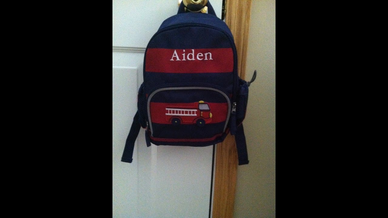 Pottery Barn Kids Backpack review YouTube
