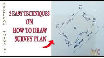2 FAST WAY TO DRAW SURVEY PLAN IN ARCHICAD #archicad #survey_plan