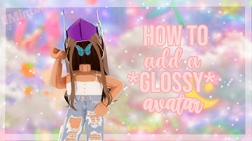 How to add a GLOSSY Avatar/Rig To your GFX! || iiMintea