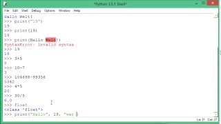 005 Python programmieren - die shell und die Kommandozeile