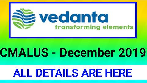 CMA CAMPUS PLACEMENT - Vedanta Selection Process || Job Profile || Salary || Skills ||