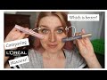 Comparing L'oreal Mascaras! Voluminous Lash Paradise vs Voluminous Original!