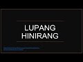 What Is Lupang Hinirang