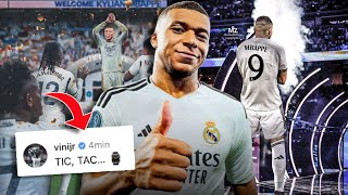 ASÍ REACCIONARON LOS JUGADORES AL FICHAJE DE MBAPPÉ POR EL REAL MADRID ¡VINICIUS Emocionado!