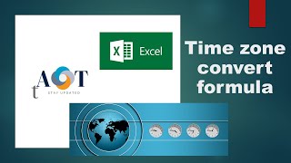 Excel timezone convert formula | How to convert time from one timezone to another in excel screenshot 5