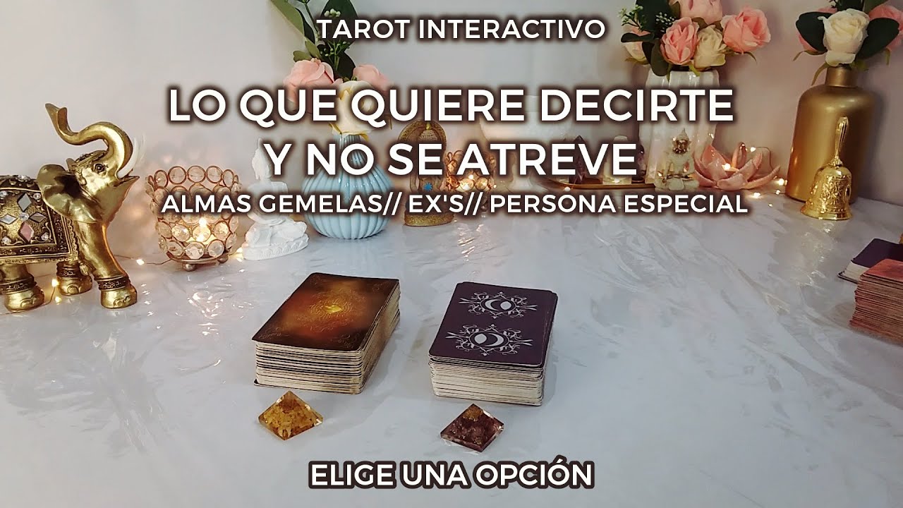 ✨Lo que Quiere Decirte y No se Atreve 🙇🏻‍♂️🗯️💥 Almas Gemelas//Ex's 🔥 Tarot Interactivo✨