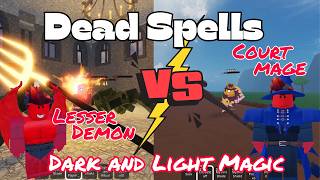 Epic Class Showcase Lesser Demon Vs Court Mage magic Battle