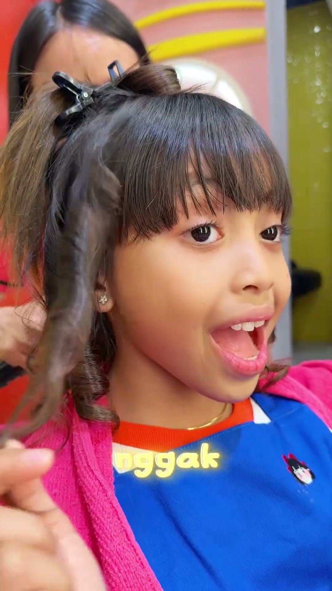 LEIKA COBAIN RAMBUT BARU, CANTIK GA GUYS?? #leika #shorts