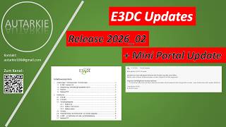 E3DC Updates - Release 2026_02 + Mini Portal Update - Folge 530 #4k
