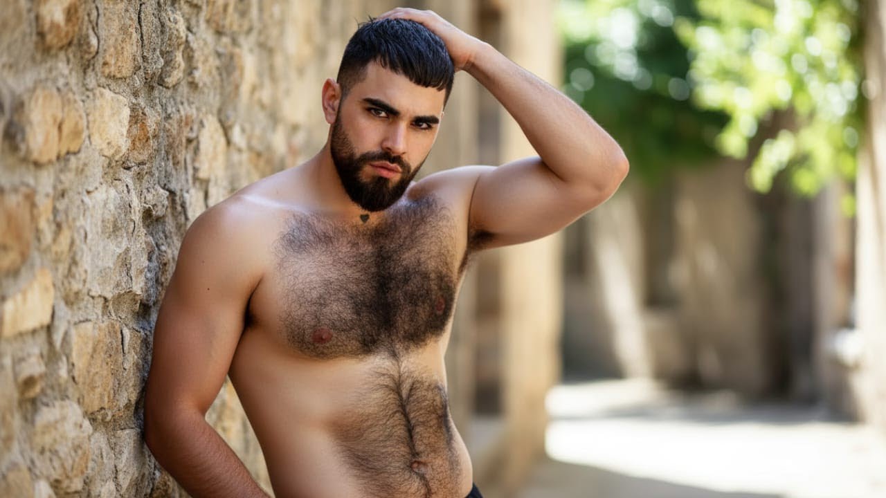 Познакомьтесь с потрясающим волосатым красавцем с пушистым телом | Уверенная в себе мужественная ...