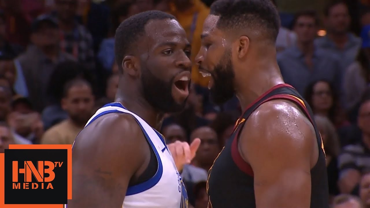 Draymond Green & Tristan Thompson skirmish, double technical / Cavaliers vs Warriors Game 3