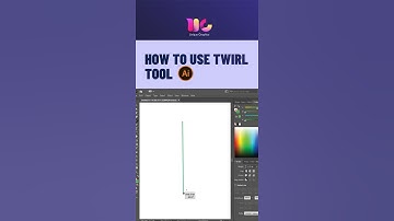 Learn how to use twirl tool in Adobe Illustrator with this short tutorial