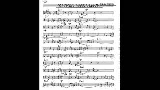 Recado Bossa Nova Play along - Backing track (Bb key score trumpet/tenor sax/clarinet) chords