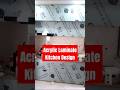 Acrylic Laminate Modular Kitchen Furniture Design in Ahmedabad || #ytshorts #kitchen #kitchendesign