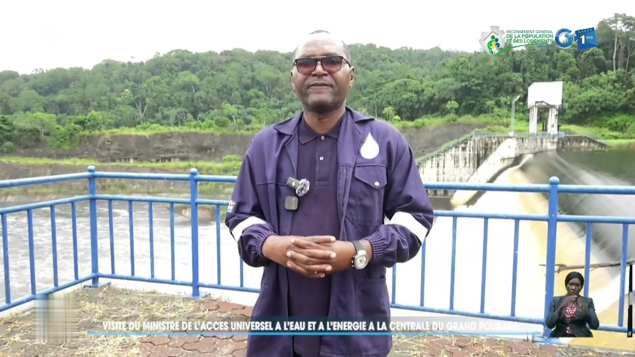 Visite du Ministre de l’Accès Universel à l’Eau et à l’Energie à la centrale du Grand POUBARA.