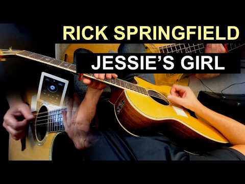 Jessie's Girl (Rick Springfield) Fingerstyle Guitar