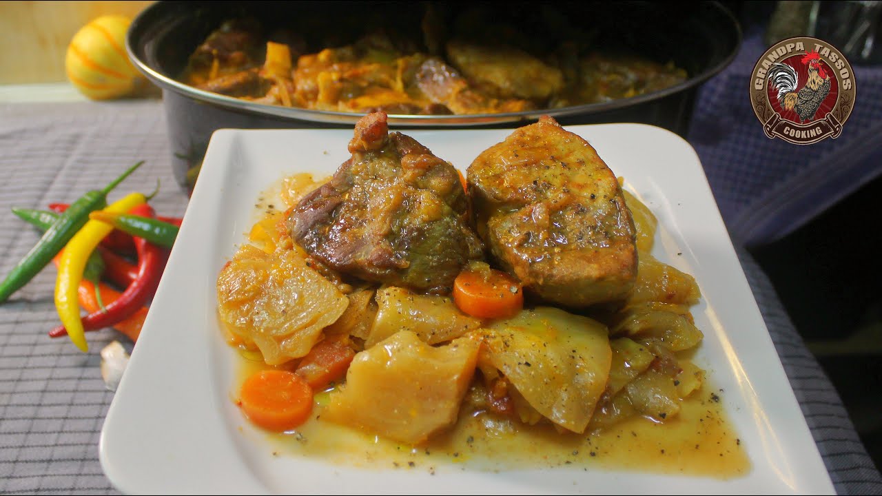 Свинина с белокочанной капустой из ростера