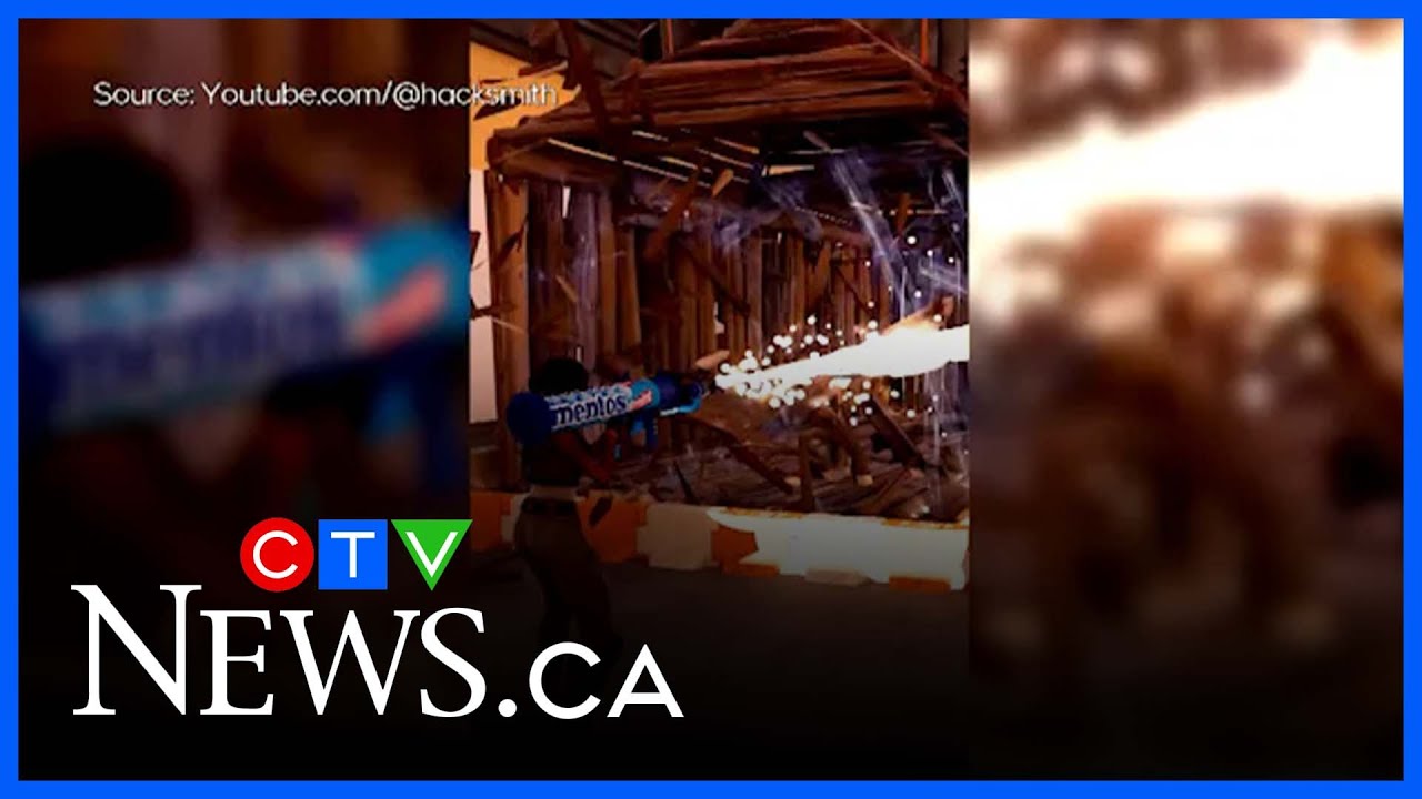 Kitchener engineers create soda-powered rocket launcher