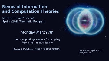 Nonasymptotic guarantees for sampling from a log-concave density