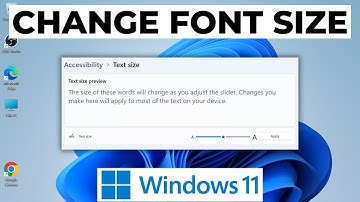 How to Change Font Size in Windows 11