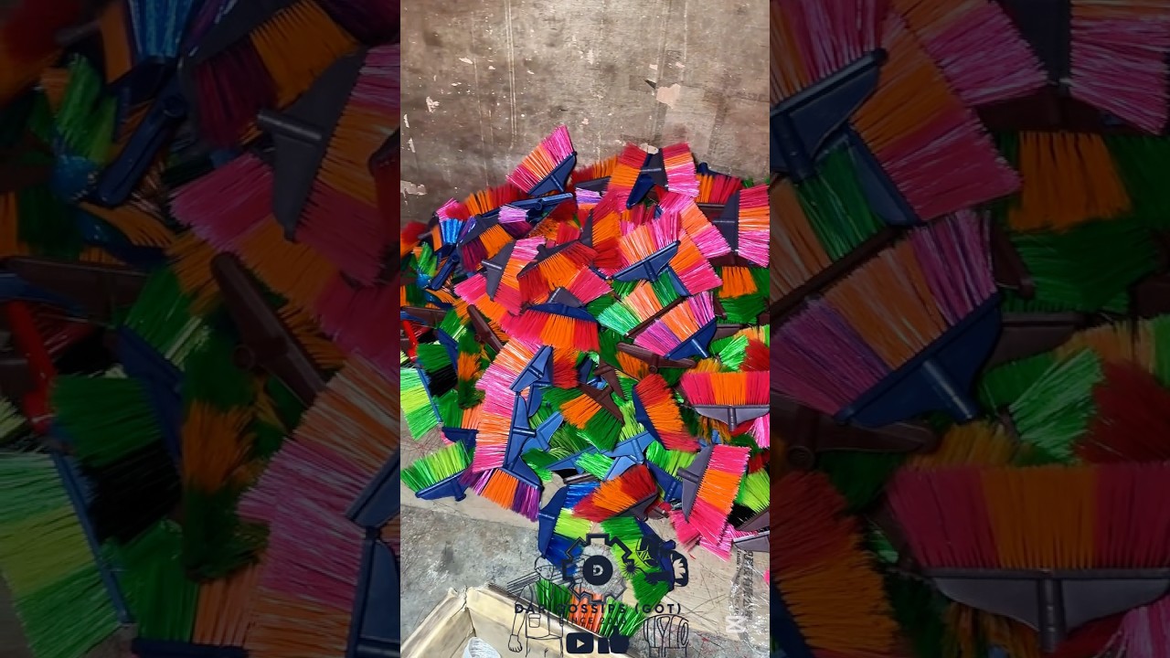 How Cleaning Brushes Are Made! Inside the Workshop Factory 
