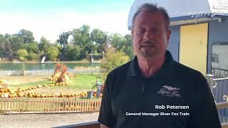 Pumpkin Train Ride on the River Fox Train