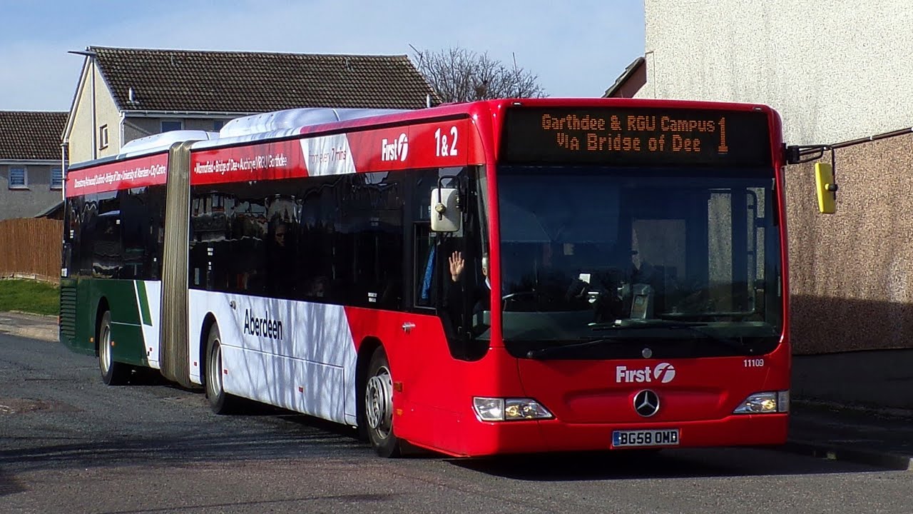 [Kickdown] Mercedes-Benz O530G Citaro (E5/ZF) | 11109 BG58OMD | First Aberdeen | Service 1