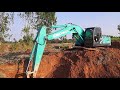 รีวิว สูตรการขุดสระ จุดเริ่มต้น การตั้งรถ ของ KOBELCO SK 200 SUPER XM ครับท่าน