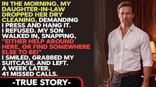 My Daughter-in-law Made Me Iron Her Clothes Or Leave My Son's House — I Smiled, Grabbed My Suitcase,