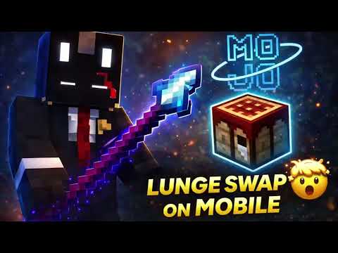 Lunge Swap on Mobile 😱 | Minecraft Java PvP on Android (Mojo Launcher)