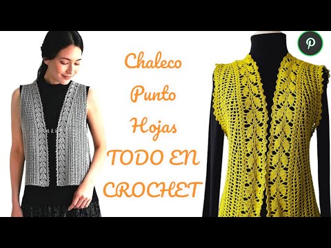 Chaleco FÁCIL a crochet para mujer ¡Paso a paso!! 