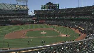 Here's how empty the Coliseum is for A's last season in Oakland