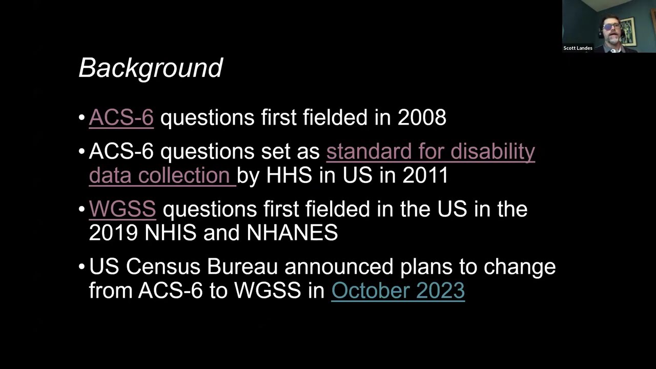 CED Ability Grand Rounds: Moving Disability Measurement Forward