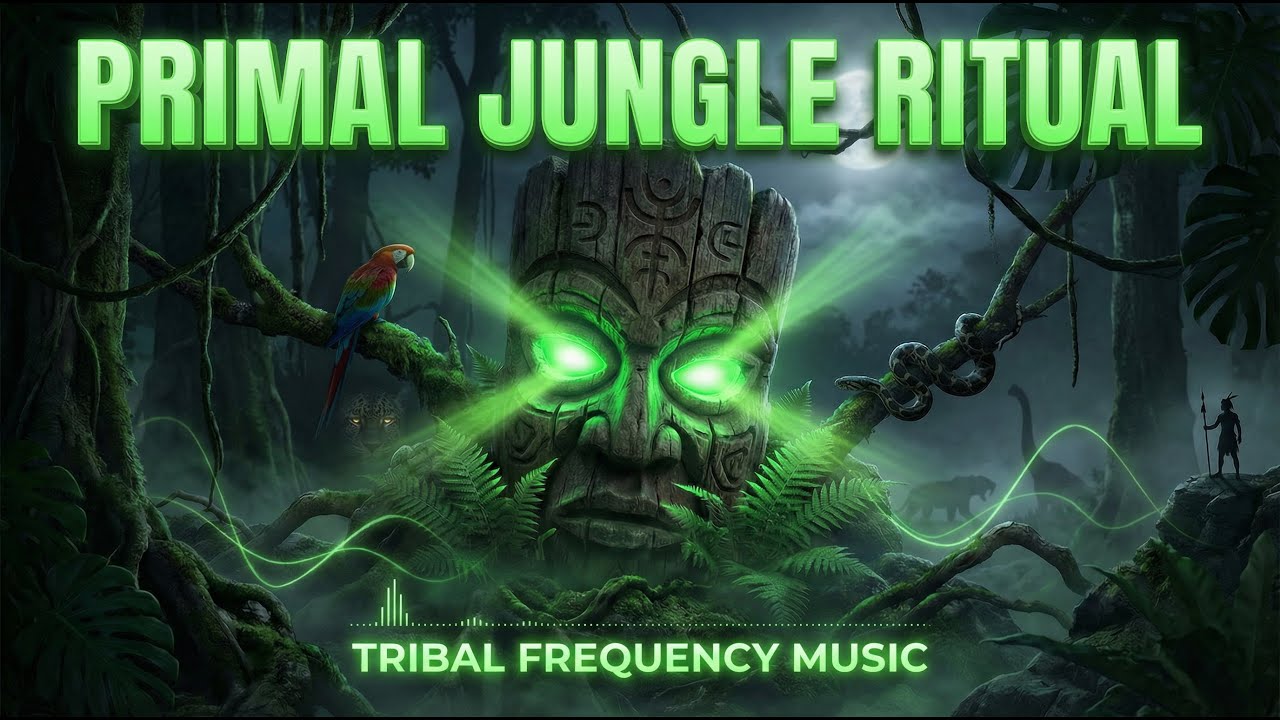 TRIBAL FREQUENCY Music – PRIMAL JUNGLE RITUAL | Tribal Bass Mix No Vocals #ritualbass #jungle